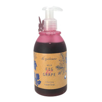 Di Palomo Vegan Wild Fig & Grape Liquid Soap 240ml - Luxury Hand Wash Italian Hand Soap Dispenser Skin Body Care Antibacterial Handwash Gifts for Women Hand Wash Gift Present