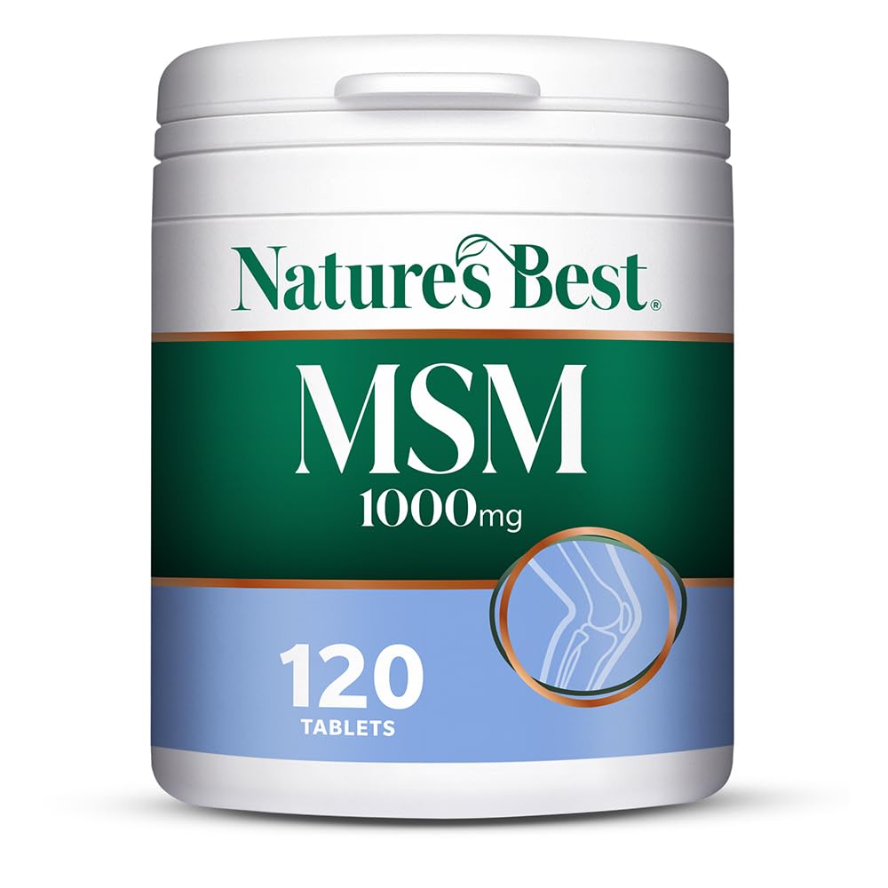 NATURE'S BEST Nature's Best Pure MSM 1000mg Tablets, 120 Tablets