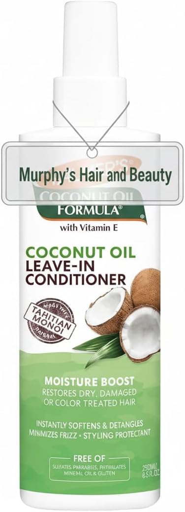 Generic Coconut Oil Leave-in Conditioner for Unisex - 8.5 oz Conditioner - (Pack of 2)