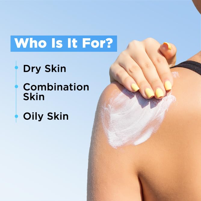SunScoop 5% Niacinamide Body Sunscreen SPF 50+ PA++++ | Ceramides & Oat Extract | Broad Spectrum UVA UVB | No White Cast | 24hr Moisture | Non-Greasy Body Lotion | All Skin Types | 200ml