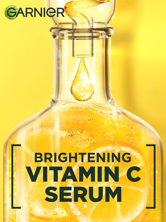 Brightening Moisturiser Garnier, Serum Gel, Infused with Vitamin C and Lemon, For Radiant skin, Garnier Bright Complete Vitamin C, 45g
