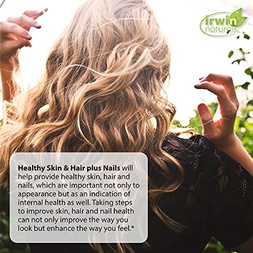 Healthy Skin & Hair Plus Nails by Irwin Naturals, Nutrient Rich, Provides Shine and Strength, 60 Liquid Softgels