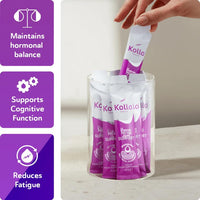 Kollo Balance+ Liquid Menopause Formula – Menopause Relief Supplement with Ashwagandha, Lion’s Mane, Magnesium, Vitamins B6, B9 & D3 – Supports Energy, Mood, Sleep & Hormonal Balance – Pack of 14