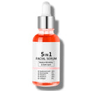 Trendyfave 5 In 1 Face Serum,Vitamin C Serum,Face Serum For Women,Hydrating Serum, Fade Fine Lines & Anti Wrinkle & Dark Spot Remove,Face Oil Anti-Ageing,With Niacinamide & Hyaluronic Acid,30ml