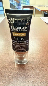 bellapierre BB Cream with SPF 20 - Tinted Sunscreen, Concealer, Matte Foundation, & Moisturizing Face Cream | Lightweight Formula + Pump Top Applicator | Non-Toxic & Paraben Free - 48 ML - Dark