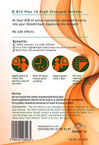 VIE Vitamin B12 Patches, 6 Patches