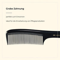 Hercules Sägemann Hercules Sagemann Seamless Handle Detangling Hair Comb, 22.7 cm Length