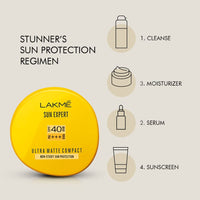 Lakme Sun Expert Ultra Matte SPF 40 PA+++ Compact, 7g