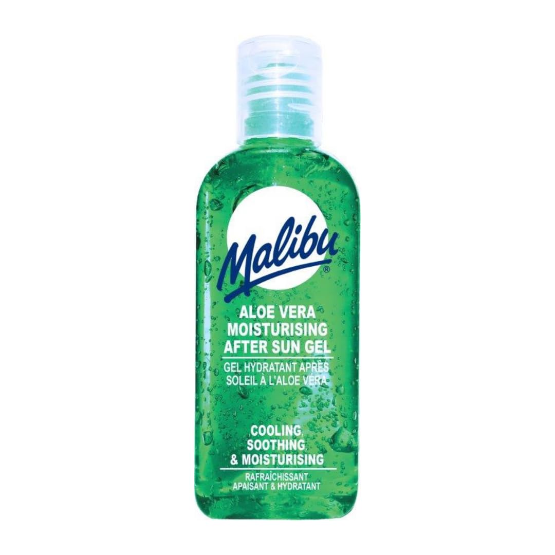 Malibu Sun After Sun Care, Cooling and Soothing Moisturising Gel, Aloe Vera, 100ml
