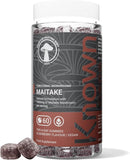 Known Tasty Maitake Gummies - 1000mg Maitake Mushroom with Vitamin D3 - Immune Support - Natural Elderberry Flavour - 60 Vegan Gummies, 1 Month Supply