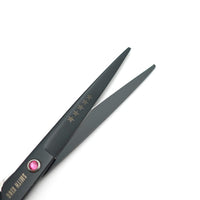 Smith King 7.0 inch Hair Scissors Set with Razor Combs in 1 Set (Black)