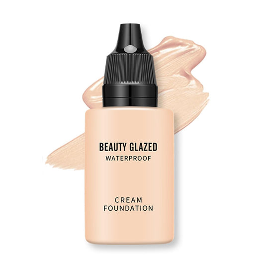 OKAQEE Full Coverage Foundation - Waterproof Cream Face Foundation - Long Lasting Foundation - Buildable Medium Coverage - Natural Flawless Oil-Controlling Leightweight Feel (101 Fair)