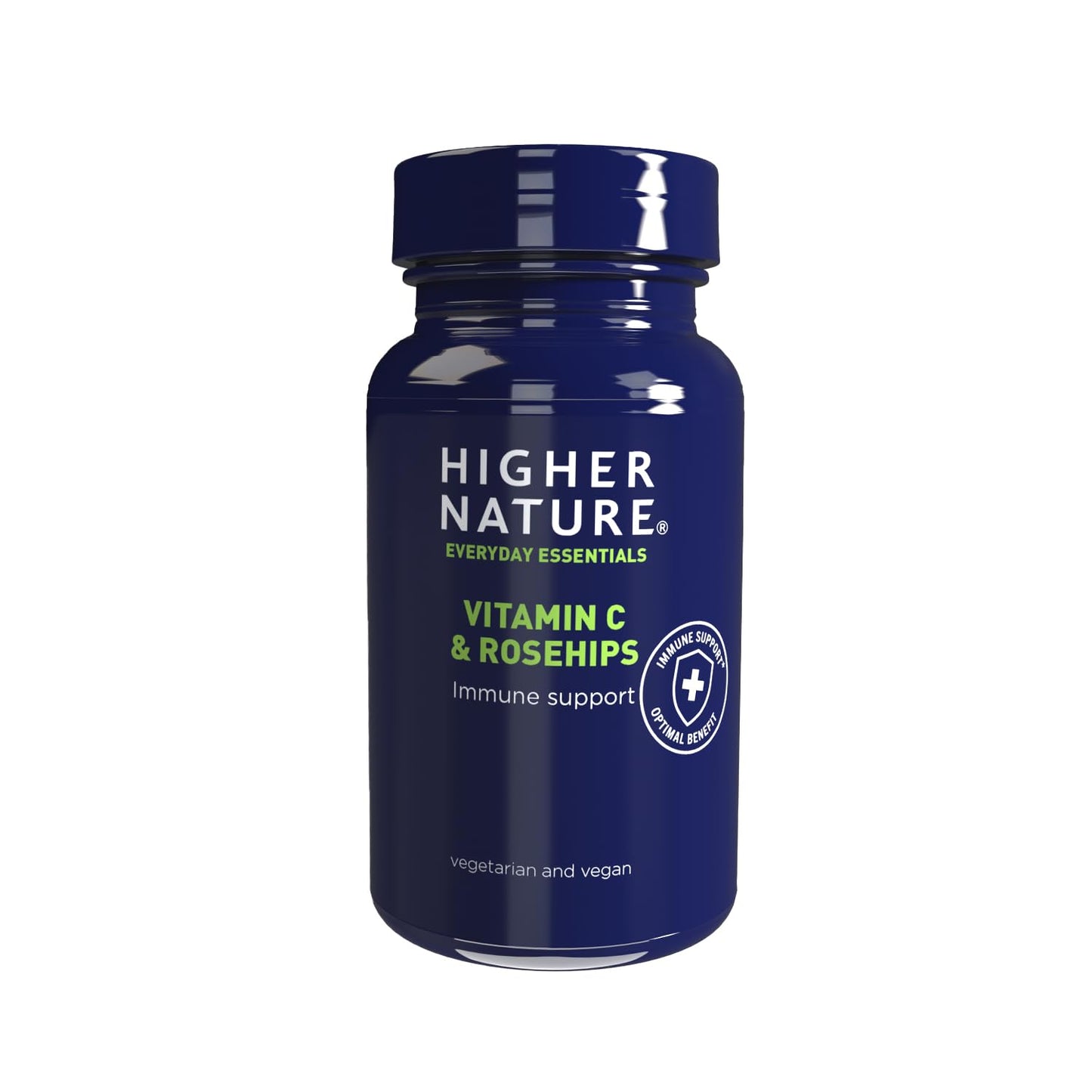 HIGHER NATURE Higher Nature - Vitamin C & Rosehips - for Immunity - 1000mg Vitamin C - Immune System Support - Vegetarian & Vegan - 180 Tablets
