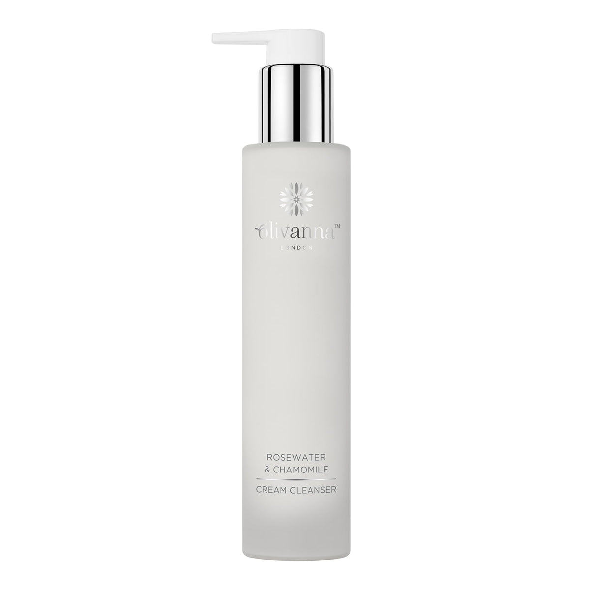 Olivanna Cream Cleanser | Rosewater & Chamomile Face Wash | Powerful Blend Moisturiser | Omega-Rich Deep Cleanser | Anti-Inflammatory Facewash Therapy | Hydrating Facial Wash Cream For Sensitive Skin