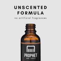 Prophet and Tools 2023 Favourite* Unscented Beard Oil, Revolutionary Formula Helps to Thicken Beard Growth, Soften Hairs, Relieve Itch & Flaking, Beard Comb Included, 30 Ml