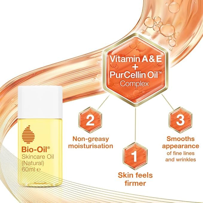 Bio-Oil Natural Skincare Oil for Scars and Stretch Marks, 200ml