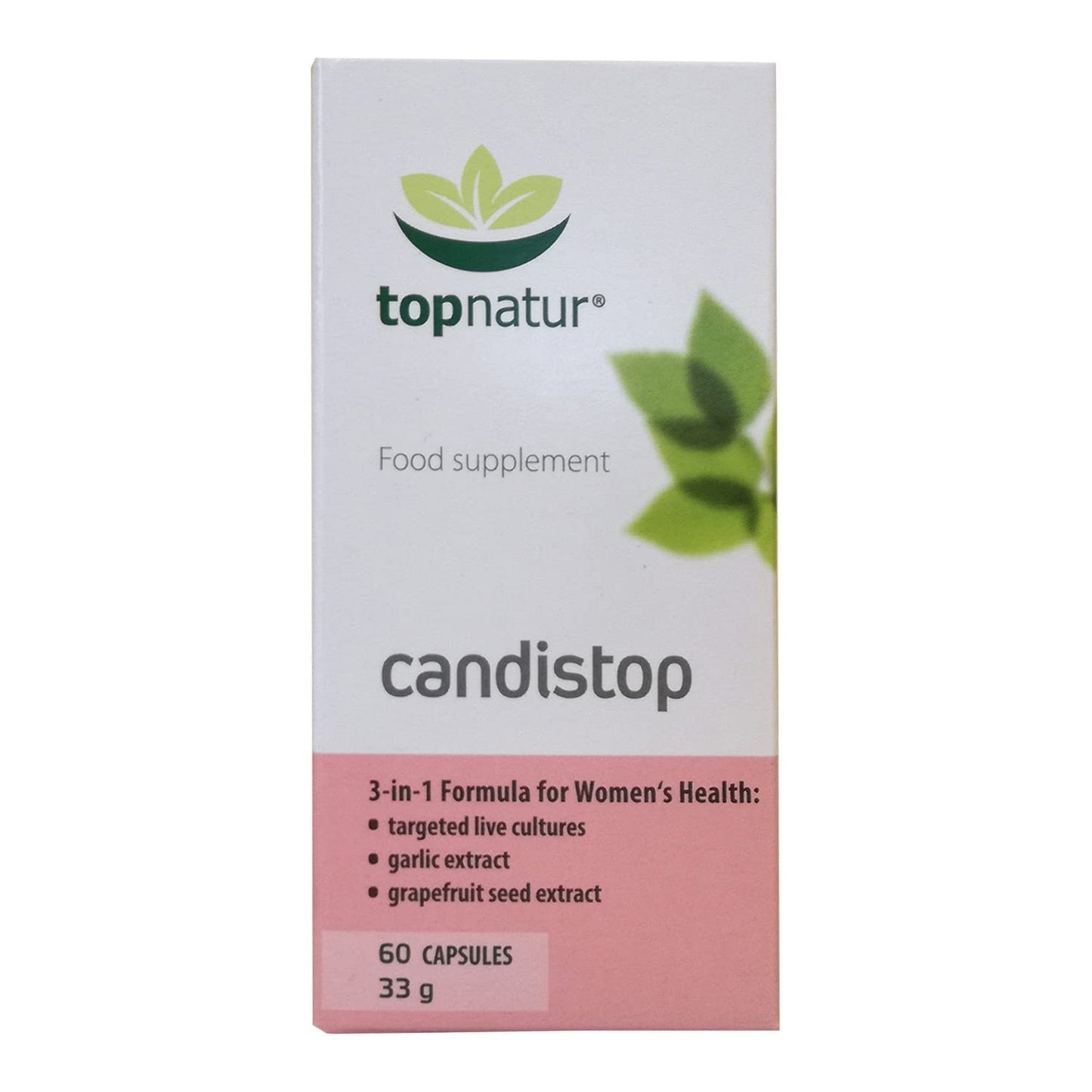CANDISTOP Candida Cleanse and Yeast Support | Thrush Treatment for Women | Natural Supplement with Probiotics, Inulin, GSE and Garlic Prevents BV Infections and Restores Balance!