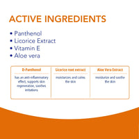 Novaclear, Panthenol 10% for Face and Body Soothing After Sun Cream 50 ml, Cream with Panthenol Against Sunburn by Equalan Pharma.