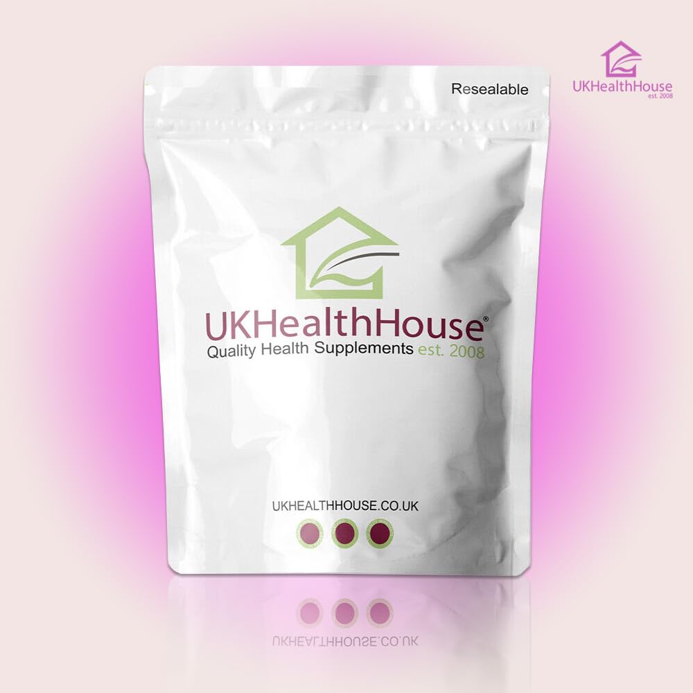 UKHealthHouse Hyaluronic Acid Supplement (1000 KDA) Vegan Triple Strength Hyaluronic Acid Powder Natural Skin, Hair & Joint Supplement for Women & Men (100g)