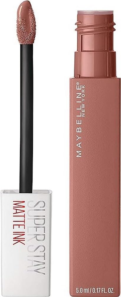 Maybelline Superstay Matte Ink Longlasting Liquid, Nude Lipstick, Up to 12 Hour Wear, Non Drying, 65 Seductress