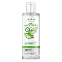 LAKELAND COSMETICS Lakeland Cosmetics Aloe Vera Gel 250ml contains 100% pure natural bio active aloe gel moisturiser, soothes cuts, irritated skin, burns & sunburn relief for face & body great aftersun lotion cream