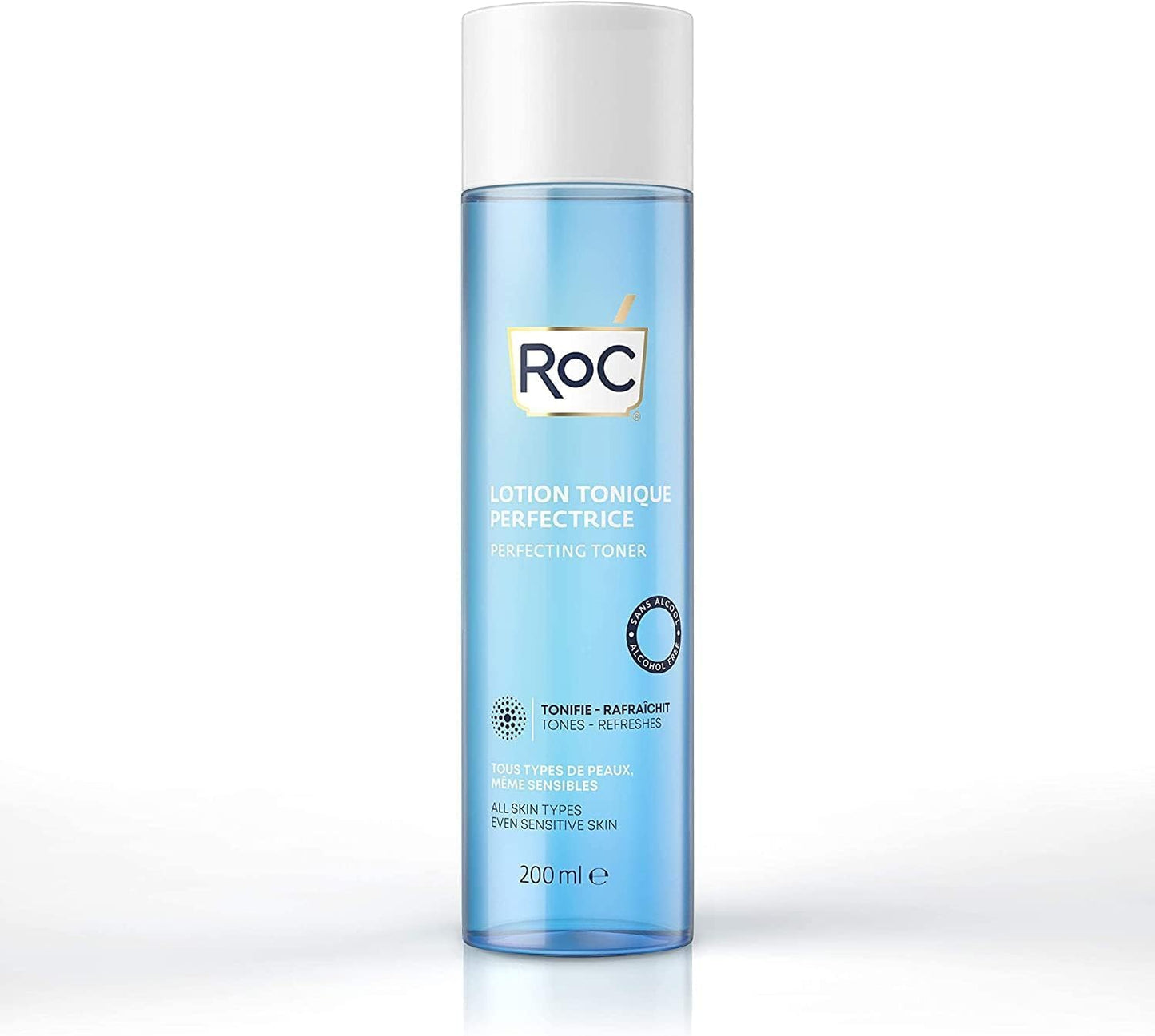 RoC - Perfecting Toner - Unclogs Pores & Tones Skin - Alcohol-Free - All Skin Types - 200 ml