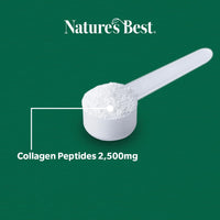 NATURE'S BEST Nature's Best Collagen Beauty Powder - Supports Skin Elasticity & Reduces Fine Lines - Taste-Free, Fast Dissolving Collagen Peptides - UK Made - 100g, 40 Servings