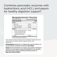 Integrative Therapeutics Panplex 2-Phase - Stomach and Intestinal Tract Digestion Support Supplement with Digestive Enzymes, Pepsin and Betaine HCL* - 180 Tablets
