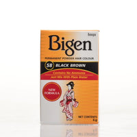 Generic Bigen Permanent Powder Hair Color - 58 - Black Brown | No Ammonia (Pack of 4)
