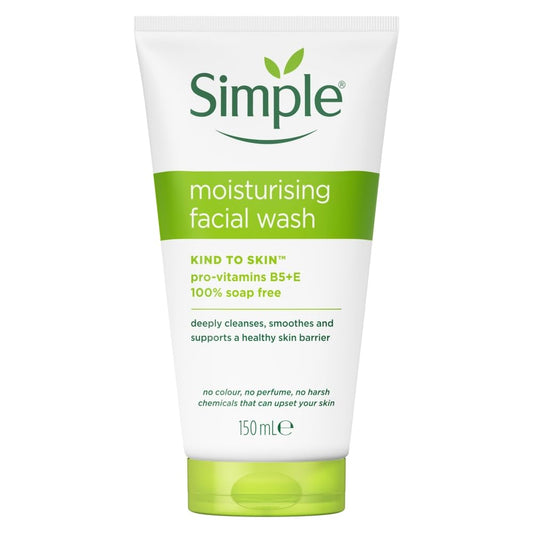 Unilever Simple Moist Foam Face Wash, 150 ml, single unit