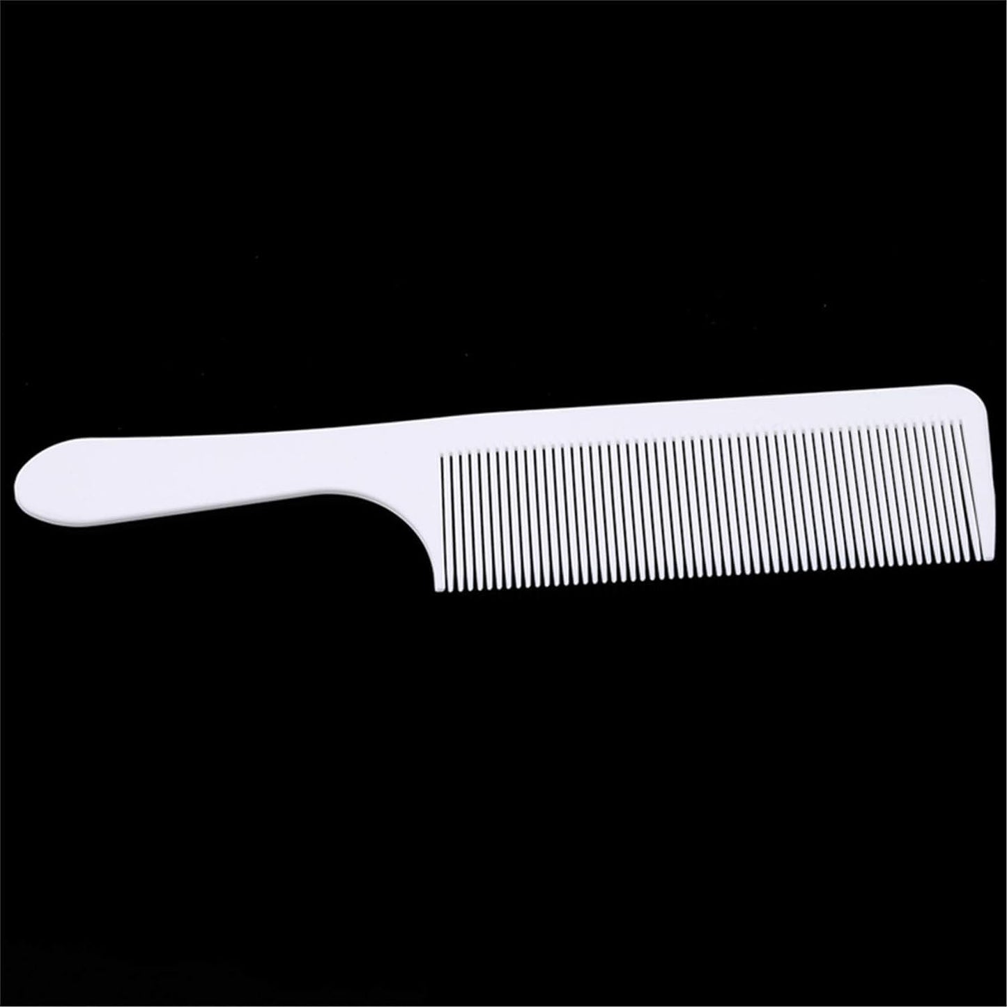 Jowxsx Fine Tooth Flat Top Clipper Comb For Blends, Fades, Flat Tops And Many Barbering Tool whote