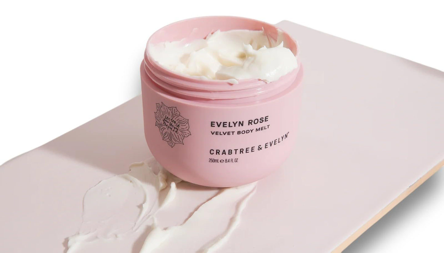 Evelyn Rose - Velvet Body Melt | Body Oil and Body Moisturiser - Cream to Oil, Melt to Reveal, Soft to Touch | 250mL [Deformed Product Contant]