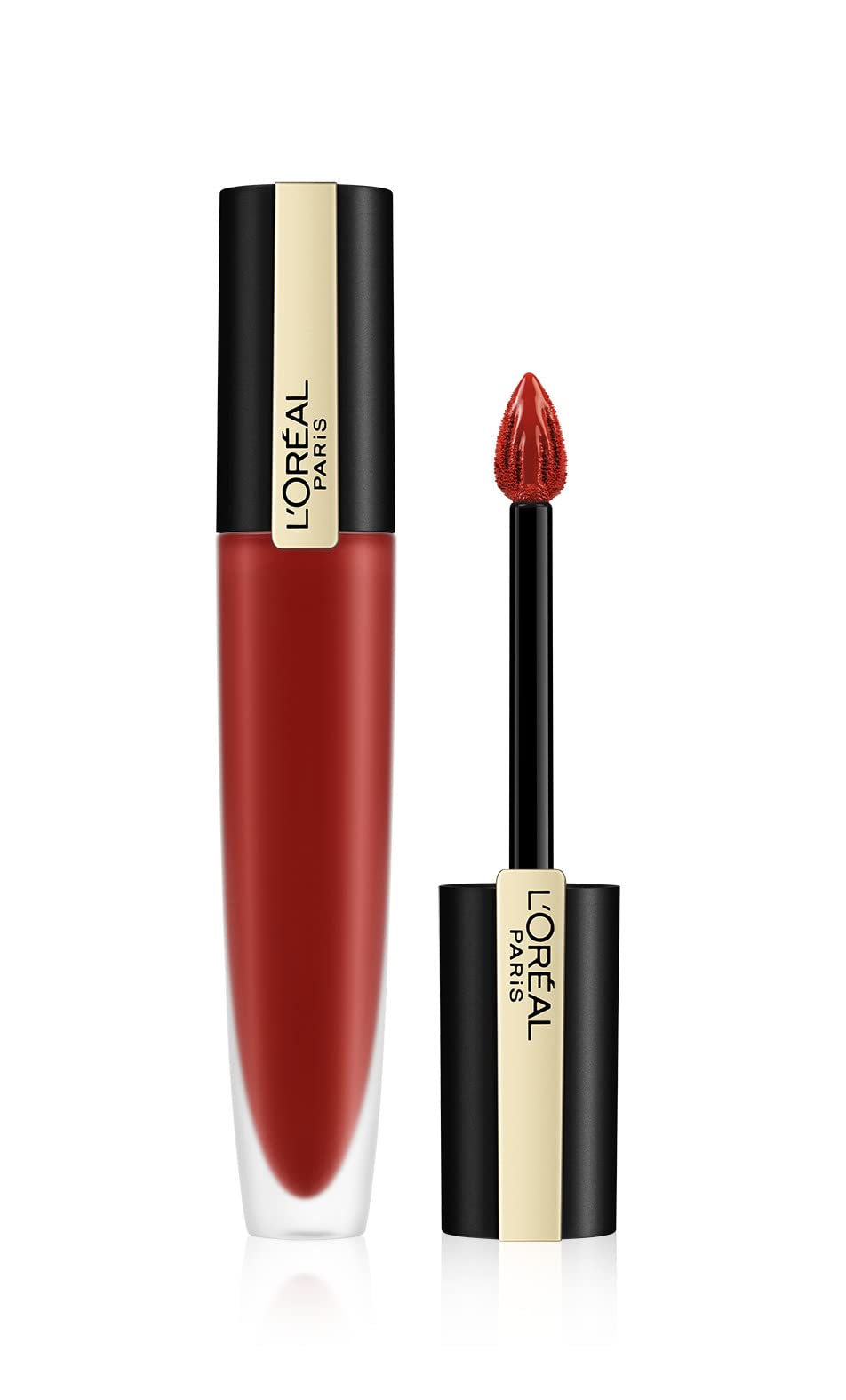 L'Oreal Paris L'Oréal Paris Rouge Signature Matte Liquid Lipstick, Ultra-Matte Lip Stain, Up To 24 Hours of Colour, 115, I Am Worth It, 41 ml
