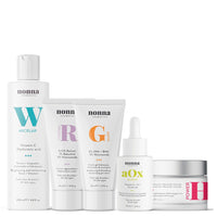 Nonna Cosmetics Vitamin C Face Serum with Vitamin E + Ferulic Acid & Resveratrol | Brightens Skin - Reduces Wrinkles - Combats Dark Spots & Environmental Damage | Antioxidant Protection & Glow | Lightweight 30ml