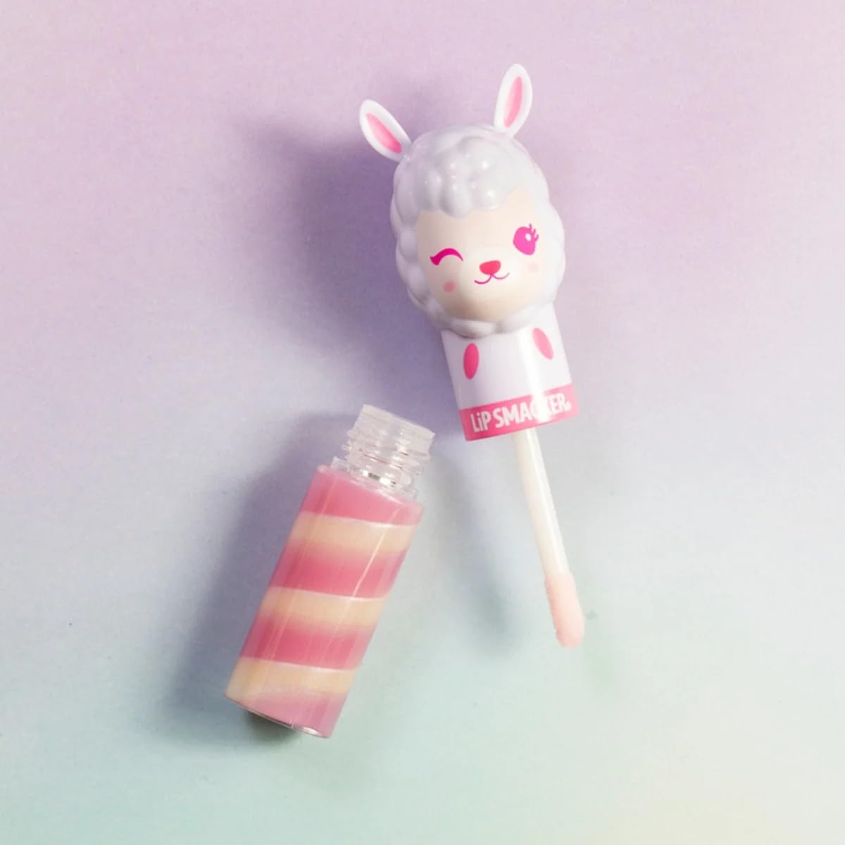 Lip Smacker Lippy Pals Llama, Flavoured Lip Gloss for Kids Inspired by Animals, Moisturizing and Smoothing to Refresh your Lips, Strawberry Flavour