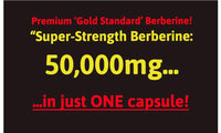 optimum-fx Berberine HCL 50,000 mg Pure Natural Extract - 500 mg at 100:1 – 120 High Strength Capsules