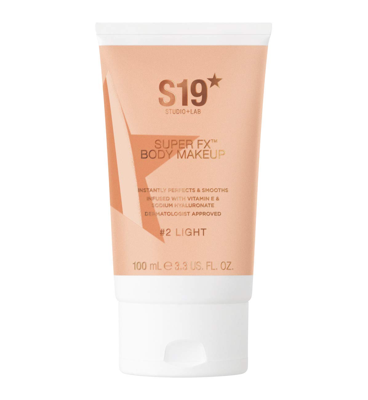 S19 STUDIO + LAB S19 SUPER FX Body Makeup, LIGHT - Smoothes & Evens Skin Tone & Texture, Hide Scars & Blemishes - 100ml