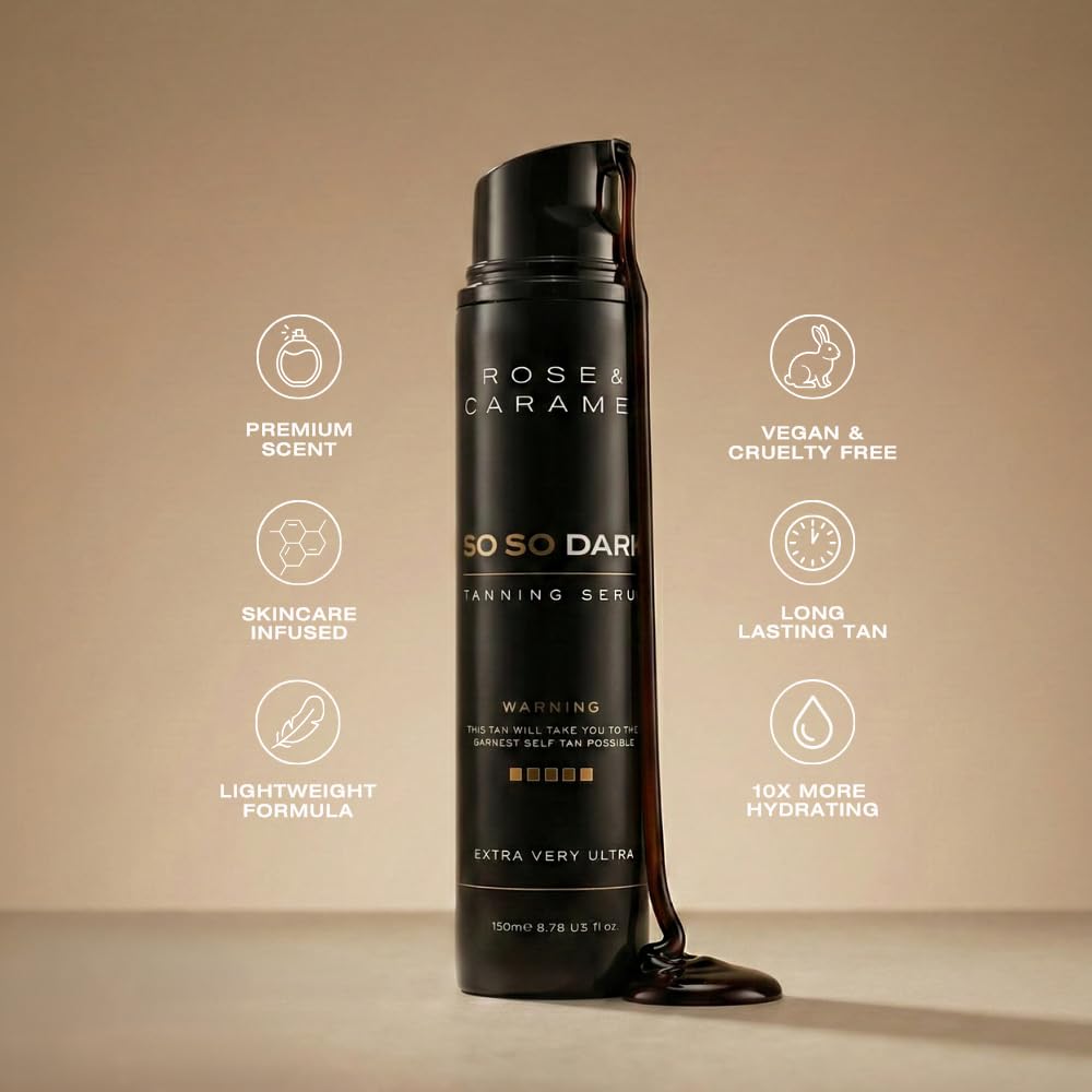 Rose & Caramel So So Dark Self Tanning Serum 150ml