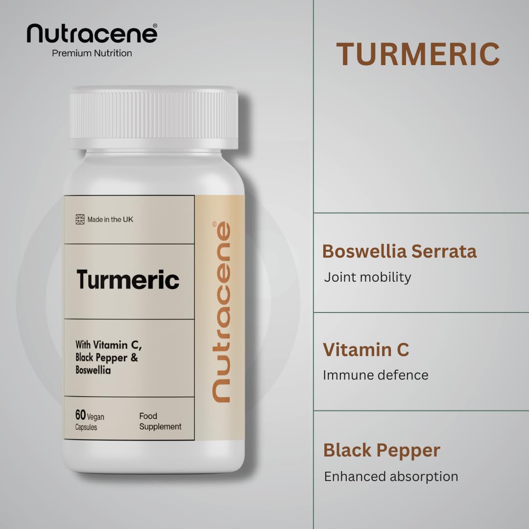 NUTRACENE Nutracene Turmeric 1,000mg with Black Pepper | Boswellia |