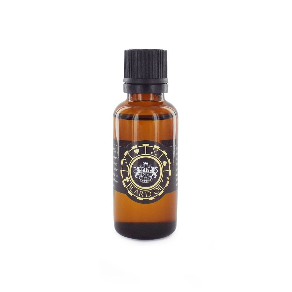 Dear Barber BEARD OIL 30ml – Light & Non-Greasy – Conditions Dry, Brittle Hair – Nourishes Skin – Argan, Almond & Coconut Oils – Easy Application Pipette