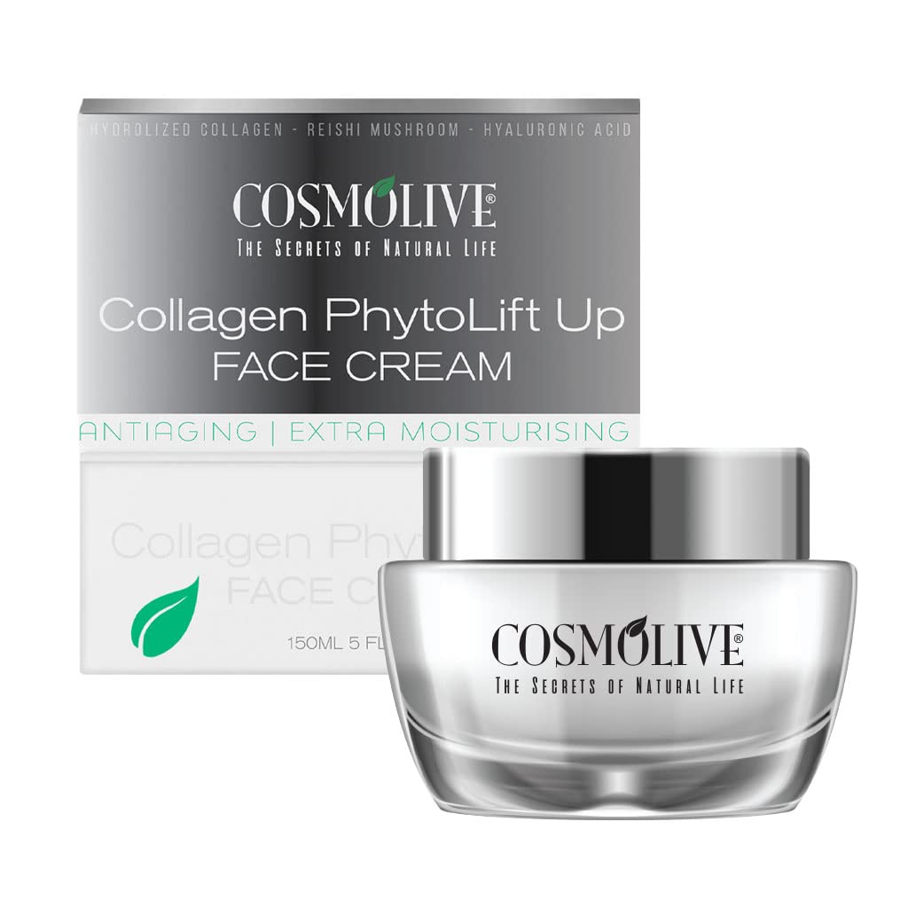 Cosmolive Anti-Wrinkle Face Cream with Collagen for Care, Moisturising and Protecting Face - 50ml