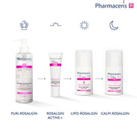 Pharmaceris R Puri-Rosalgin, Eye and Face Cleanser, Face Wash Gel for Rosacea Skin, Physiological Gel, Cleanser for Sensitive and Allergic Skin, D-Panthenol - 200 ml