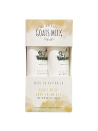 The Natural Goat Milk Company - Goats Milk Hand Cream Duo - With Manuka Honey 125mL×2