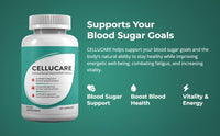 N E Cellucare| Vegan | Natural Supplement| 60 Capsules |Gluten-Free| 60 Servings