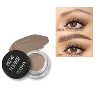 Phoera PHOERA Eyebrow Pomade Waterproof 24 Hours Long Lasting Sweat Resistant Brow 6 Colours Cream Gel (02 Taupe)