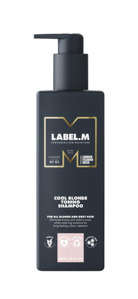 label.m LABEL.M Cool Blonde Toning Shampoo 300ml – With Recyclable Pump