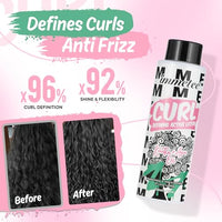 immetee Curl Cream For Curly Hairand Styling Cream,Nourishing Lightweight,Non-Greasy,Smoothes & Defines,Curl Activator For Curly Hair,Smooth And Shiny 250ml