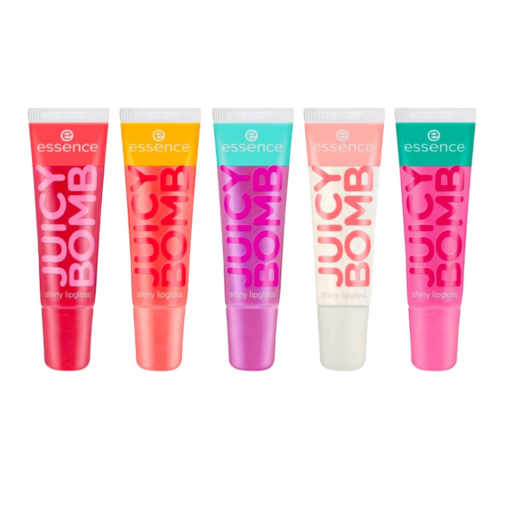 Essence Juicy Bomb Shiny Lipgloss 101/102/103/104/105 Set of 5