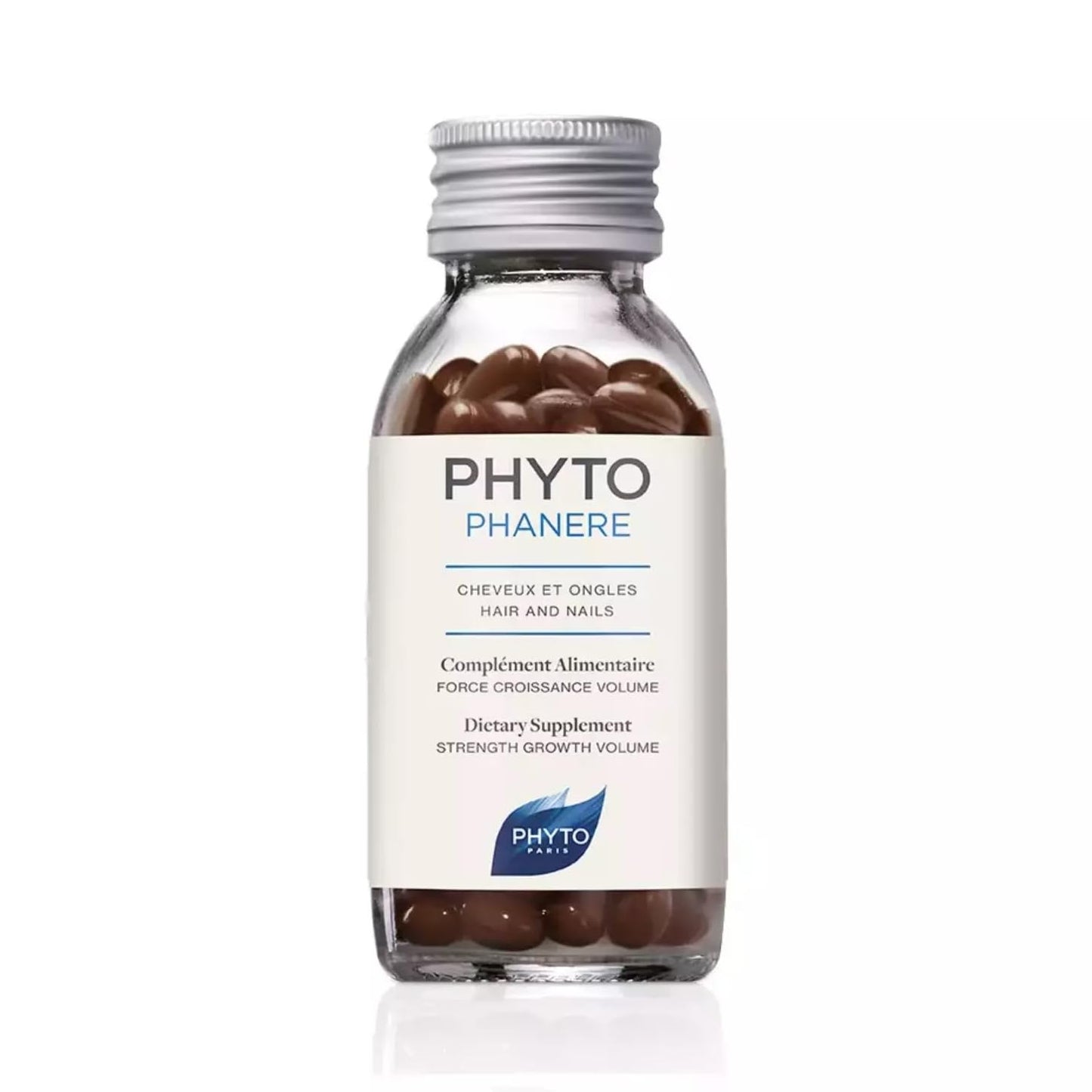 PHYTO 120 Capsules Phytophanere Natural Hair Loss, Nail & Skin Supplement for Men & Women, Biotin & Vitamin B6 Enriched, Antioxidant-Rich Carrot & Vitamin E, Energy & Tissue Formation, 2-Month Supply