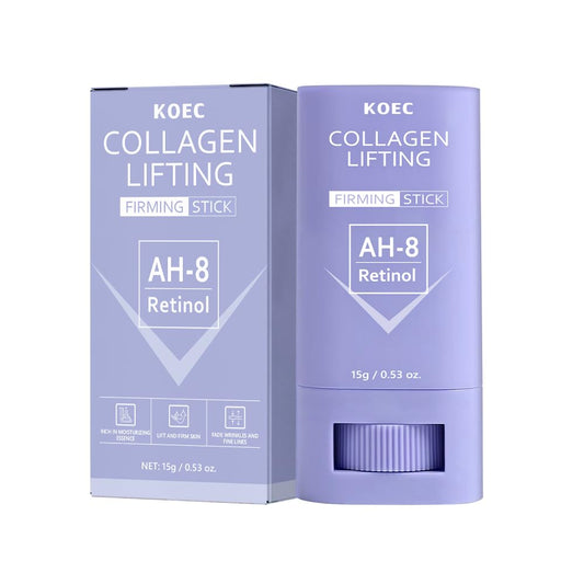 ANGEL SILK AH-8 Retinol Neck Firming Stick, Anti Wrinkle & Lifting Cream with Collagen & Beeswax, Moisturizing Treatment for Sagging Skin, Reduce Fine Lines, Neck Tightening Easy Massage (1pc)